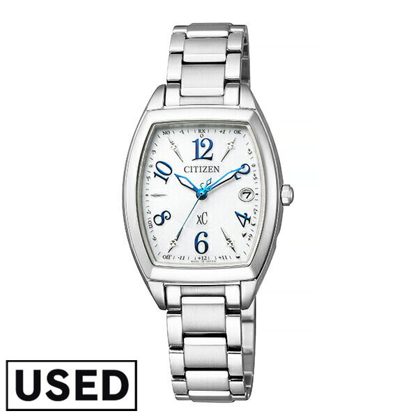 【中古】シチズン CITIZEN クロスシー XC ハッピーフライト エコドライブ ソーラー電波 電波 ソーラー ステンレス ES9391-54A[正規品] レディース 腕時計 時計
