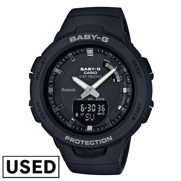 【中古】カシオ CASIO ベビーＧ BABY-G Bluetooth BSA-B100-1AJF レディース 腕時計 時計