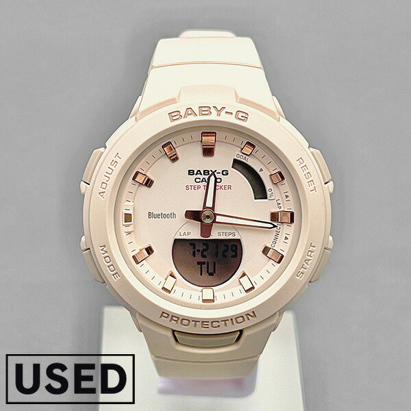 【中古】カシオ CASIO ベビーＧ BABY-G ジースクワッド G-SQUAD Bluetooth BSA-B100-4A1JF [正規品] レディース 腕時計 時計 就職祝い プレゼント