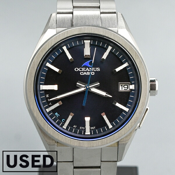 【中古】カシオ CASIO オシアナス OCEANUS 3 hands model OCW-T200S-1AJF メンズ 腕時計 時計