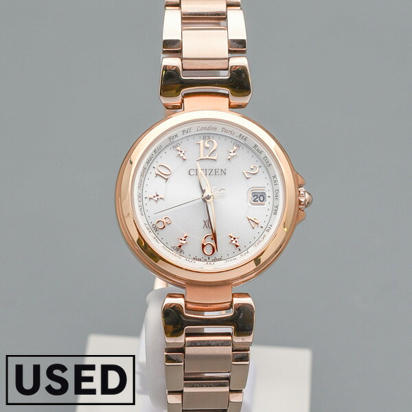 【中古】シチズン CITIZEN クロスシー XC エコ・ドライブ電波時計 ハッピーフライト EC1037-51A レディース 腕時計 時計 29,283円