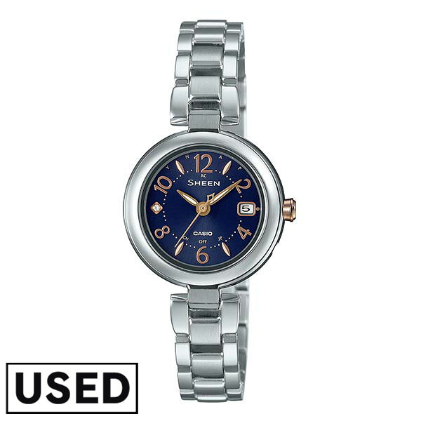 【中古】カシオ CASIO シーン SHEEN Radio Controlled Model Titanium Series SHW-7100TD-2AJF レディース