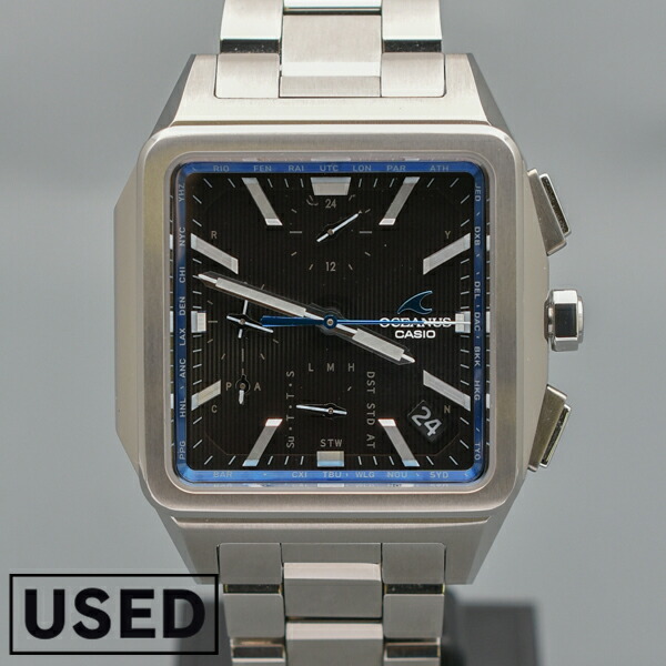 【中古】カシオ CASIO オシアナス OCEANUS CLASSIC LINE OCW-T5000-1AJF メンズ 腕時計 時計|腕時計本舗USED