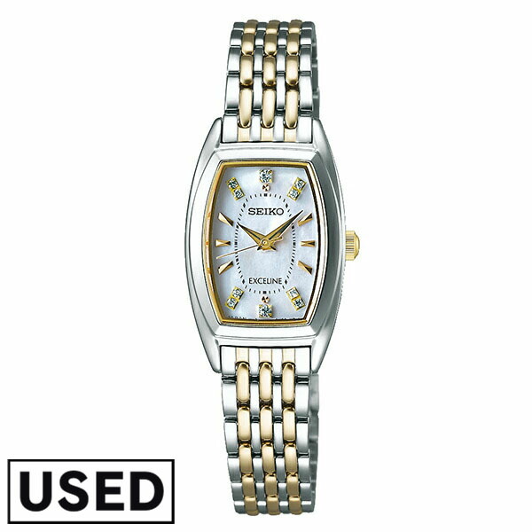 正規品 美品 未使用 箱付き SEIKO EXCELINE アナログ 腕時計 楽天市場】セイコー ☆希少モデル 美品 エクセリーヌ SWDE007