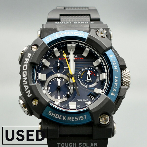 【中古】カシオ Ｇショック G-SHOCK MASTER OF G FROGMAN GWF-A1000C-1AJF メンズ｜腕時計本舗USED