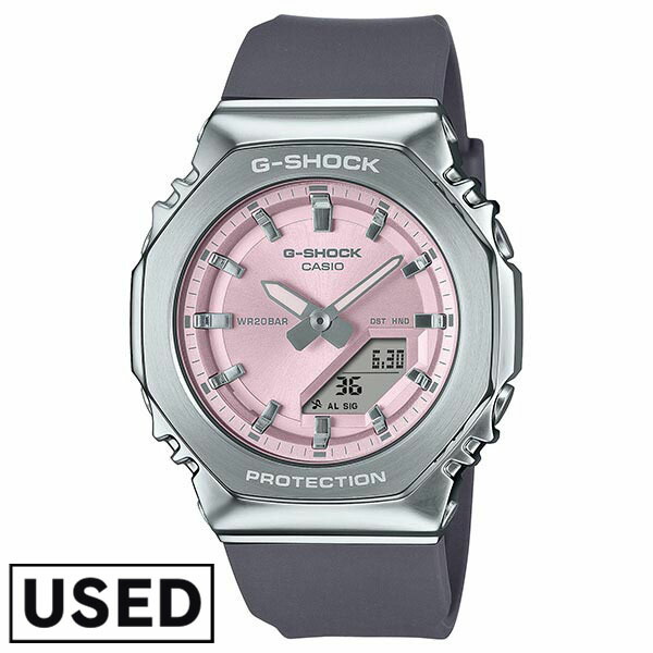 【中古】カシオ Ｇショック G-SHOCK GM-S2100シリーズ 八角形 オクタゴン メタルベゼル GM-S2110-4AJF ユニセックス