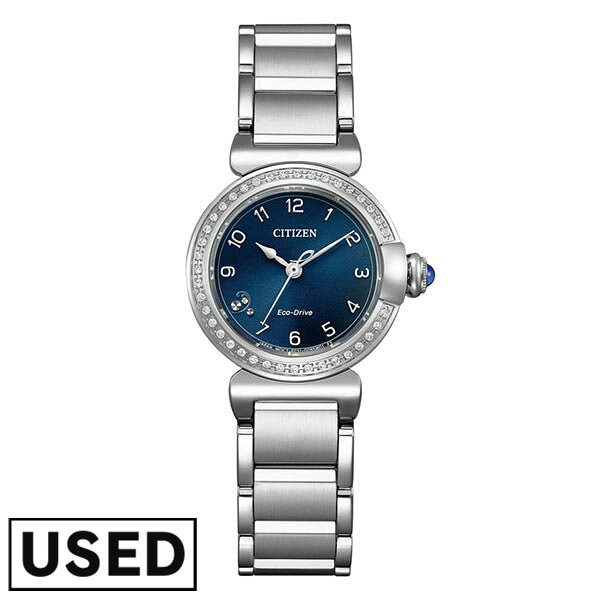 【中古】シチズン シチズンエル CITIZENL ROUND collection エコ・ドライブ ソーラー ラウンド プレゼント EM1120-87L レディース