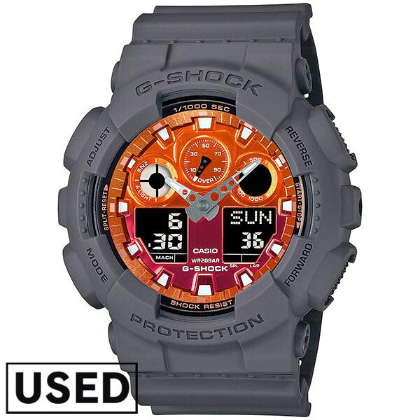 【中古】カシオ CASIO G-SHOCK Ｇショック THE FLAME INSIDE GA-100FL-8AJF メンズ 腕時計 時計 11,370円