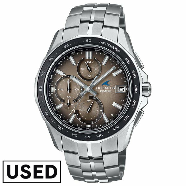【中古】カシオ オシアナス Manta OCEANUS Retro Tone Collection OCW-S7000RA-5AJF 男性 マンタ