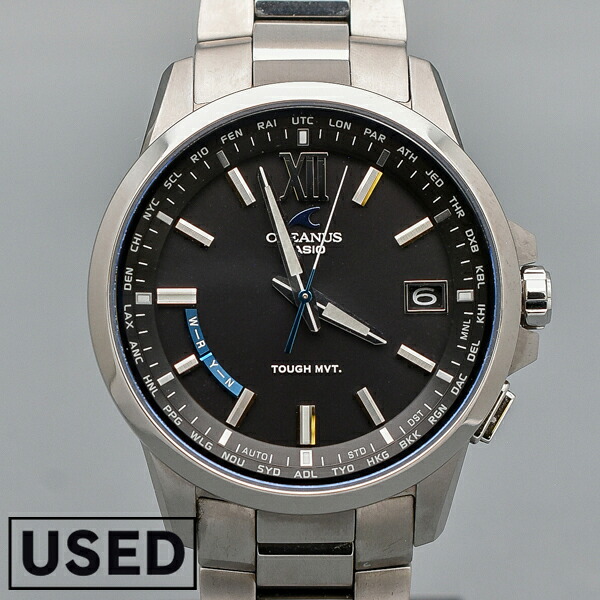 【中古】カシオ CASIO オシアナス OCEANUS オシアナス OCW-T150-1AJF メンズ 腕時計 時計