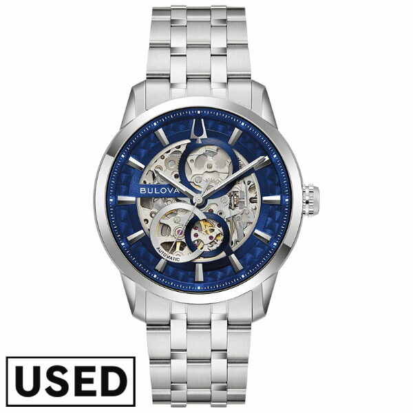 【中古】ブローバ BULOVA クラシック CLASSIC 96A331 メンズ メカニカル オートマチック スケルトン