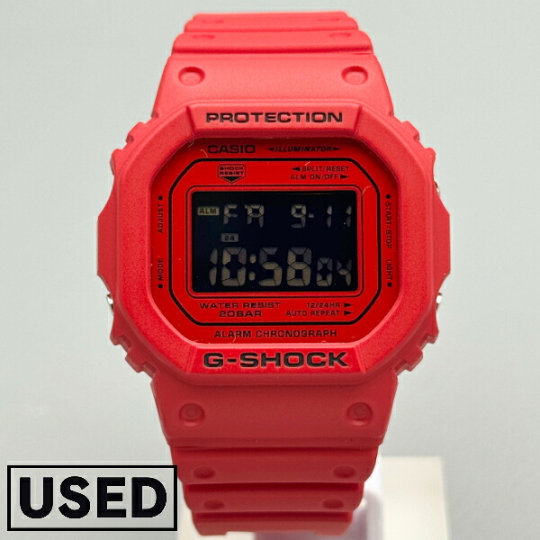 【中古】カシオ Gショック G-SHOCK DW-5600RRB-4JF 男性 5600シリーズ