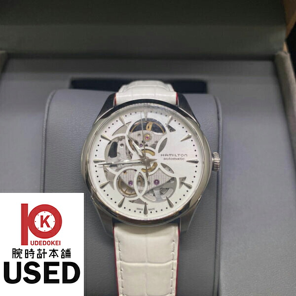 【在庫一掃SALE】売切れ御免★【中古】ハミルトン HAMILTON ジャズマスタービューマチックスケルトンレディ H32405811 レディース 腕時計 時計