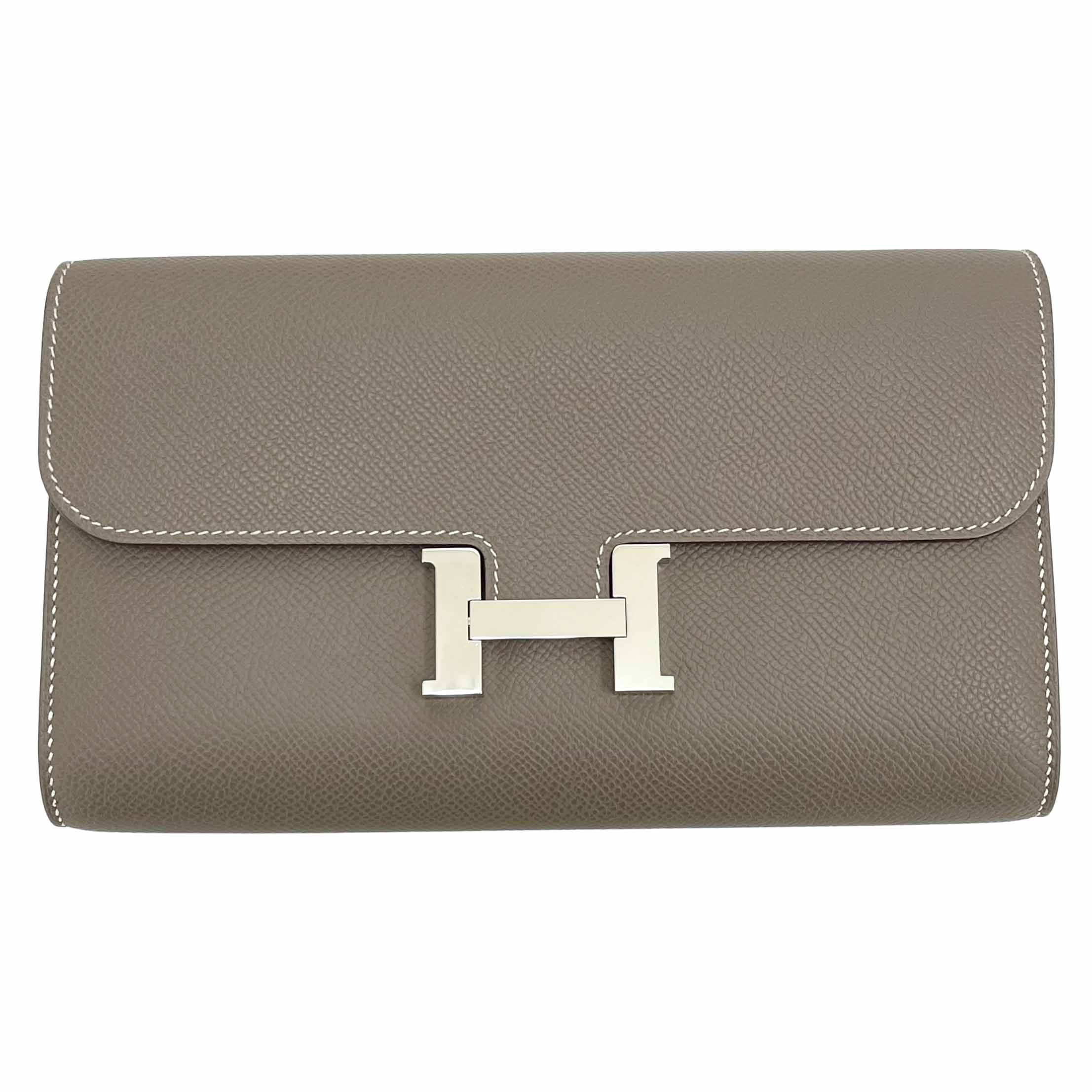 ＨＥＲＭＥＳ　エルメス　コンスタンス　ロング　トゥーゴー　K刻印　2025年　エトゥープ&times;シルバー金具　ヴォーエプソン　新品同様　【中古】｜セレブbyエンデバー
