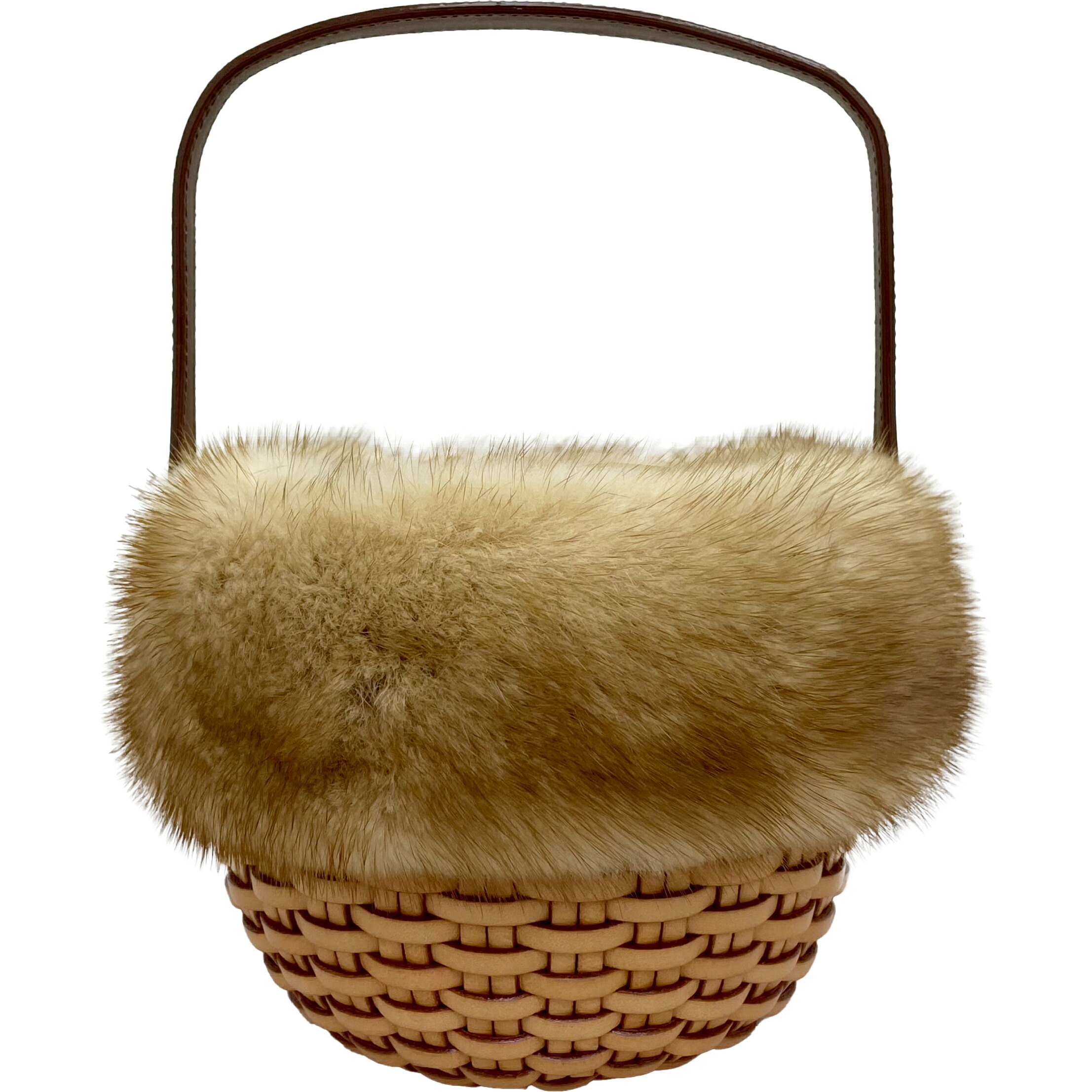 ＤＡＩＳＹ ＬＩＮ　デイジーリン　HAMPTON BASKET FUR PARTY　29613　ブラウン・ベージュ系　A１美　【中古】