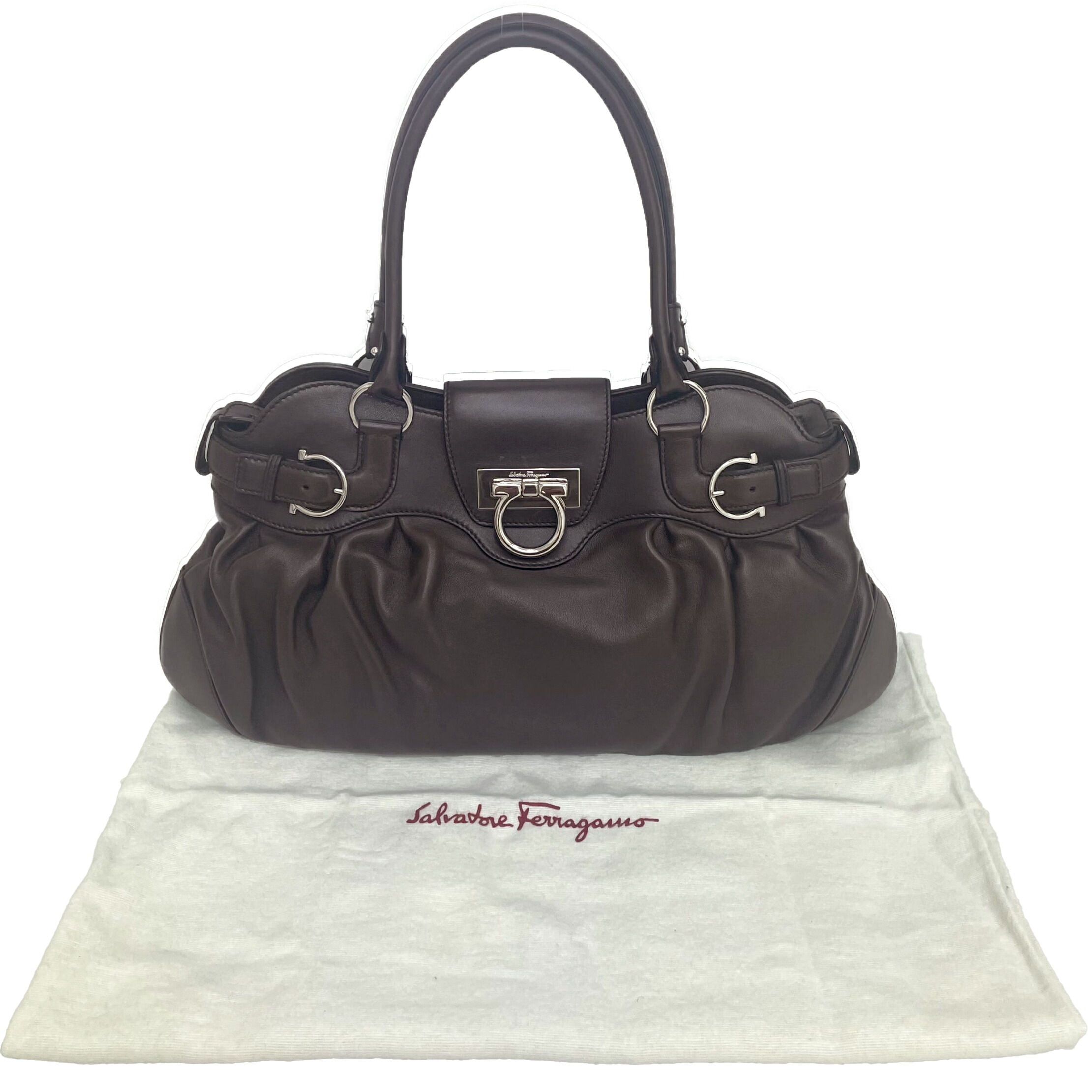 正規店買付【FERRAGAMO】ブラック レザー サボ Ferragamo レザー ダービーシューズ | ブラック | FARFETCH JP