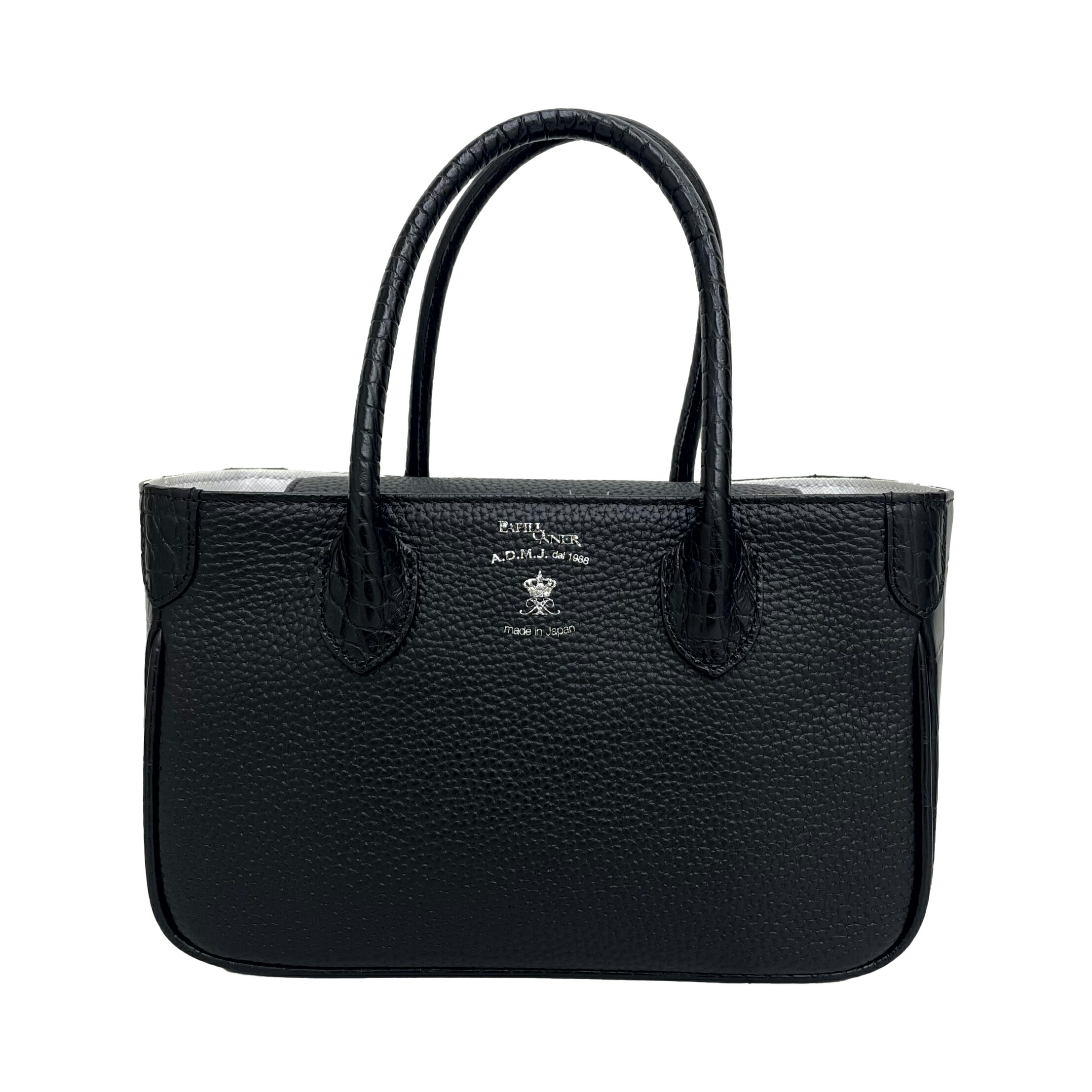 美品✨A.D.M.J. ハンドバッグ レザー ブラック アールデコ　ビジュー 2025年最新】Yahoo!オークション -admj バッグ(レディースバッグ