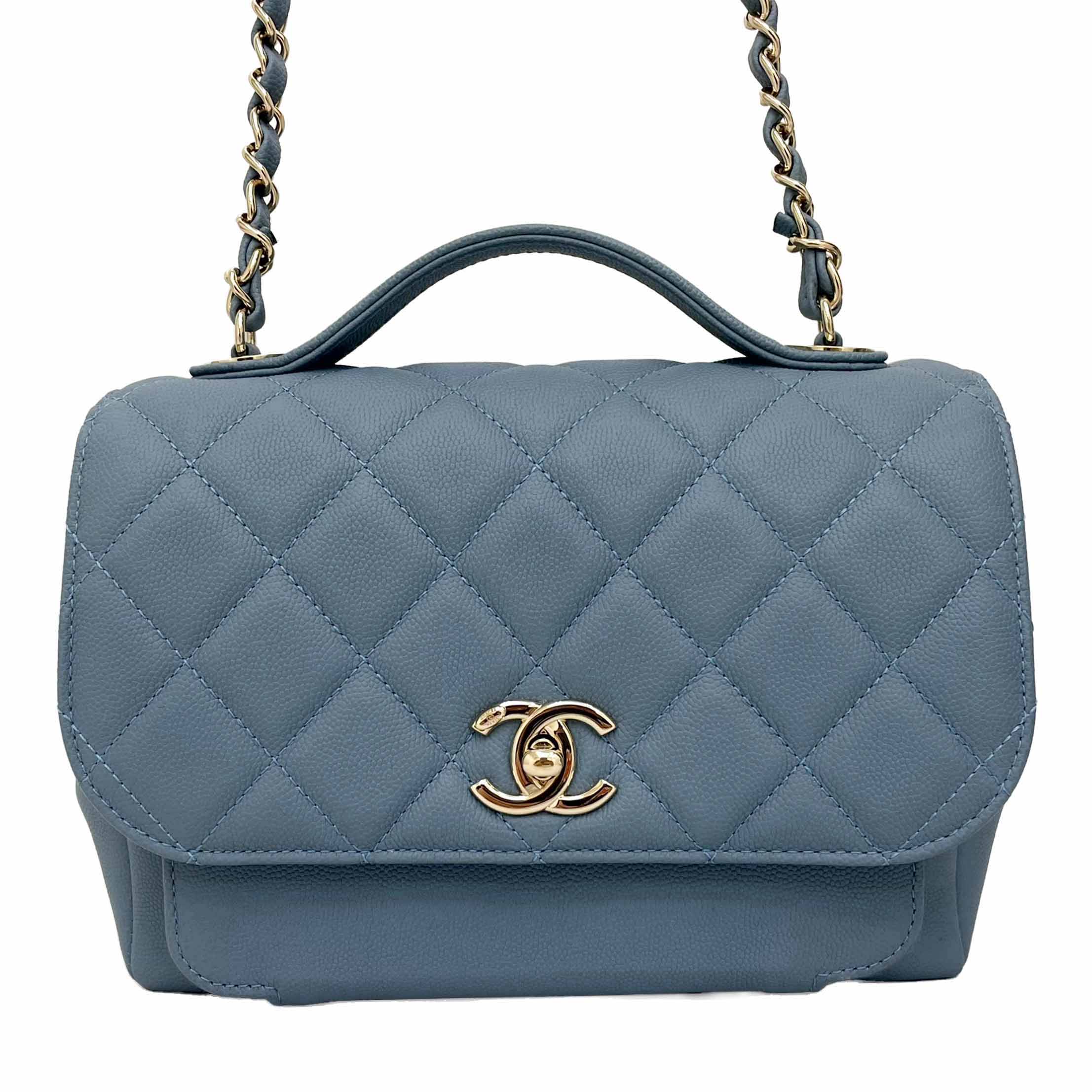 ＣＨＡＮＥＬ シャネル ビジネスアフィニティ マトラッセ 2way肩肉 ショルダーバッグ 御徒面子 A93607 青碧系×点火装置ゴールド金具 グレインドシャイニーカーフ(キャビアひと肌) Ａ1美品 【中古】