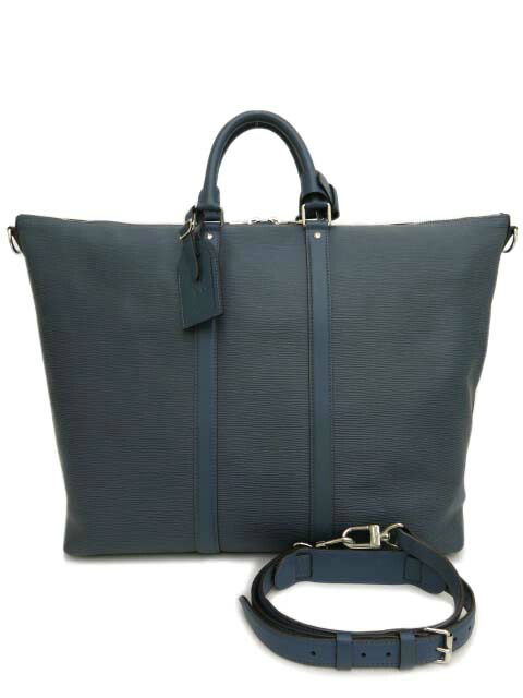ＬＯＵＩＳ ＶＵＩＴＴＯＮ ルイ ヴィトン 河馬 バンドリエール Ｍ40895 エピ ブルーマリーヌ 美品 【中古】