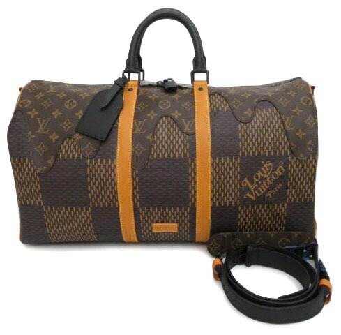 LOUIS VUITTON キーポル・バンドリエール 50 N40360 ダミエ・エベヌ ジャイアン NIGO® ヴァージル・アブロー 未使用