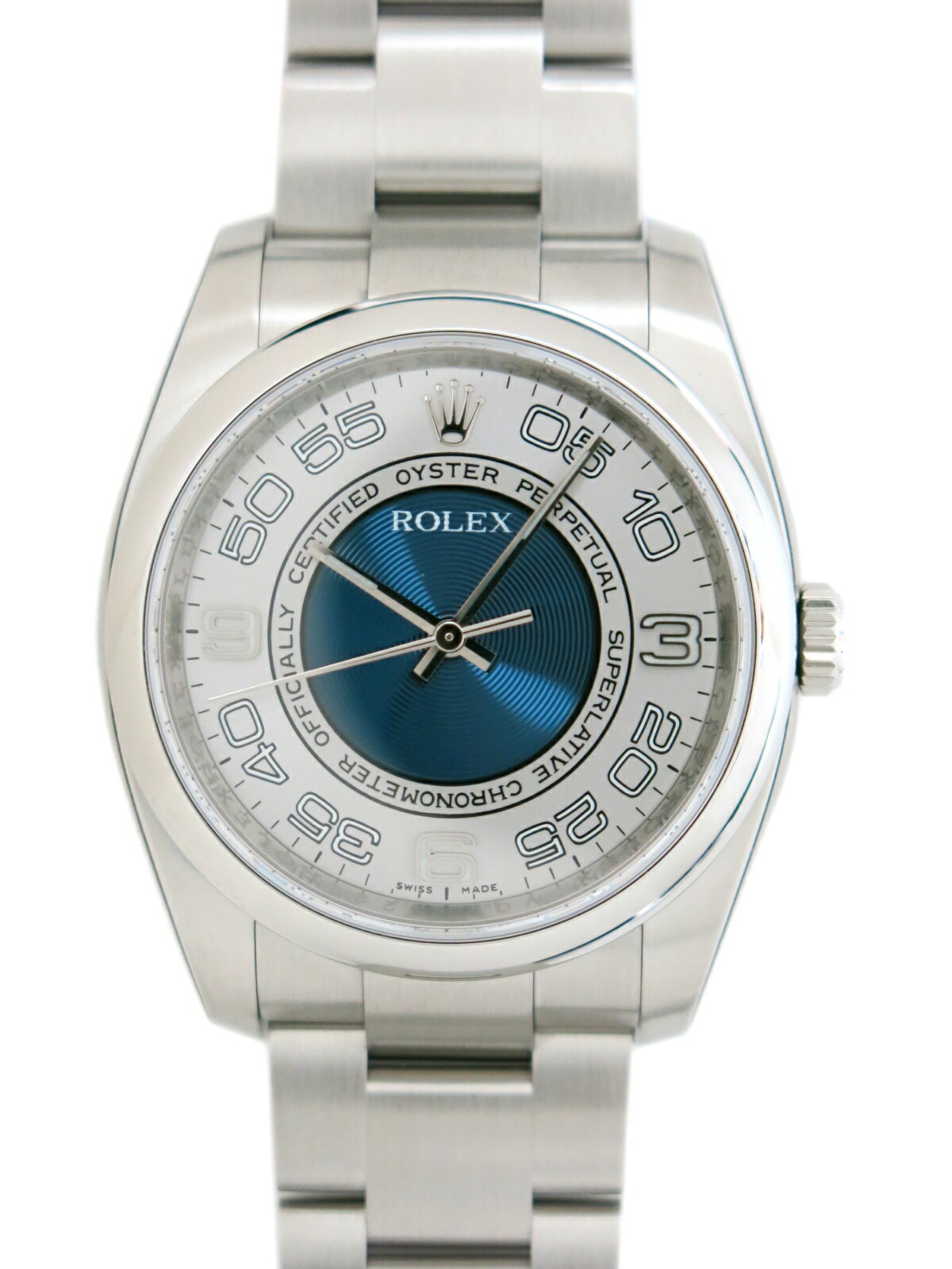 ROLEX ロレックス オイスターパーペチュアル 116000 コンセントリック【中古】S1ランク 未使用品 V番