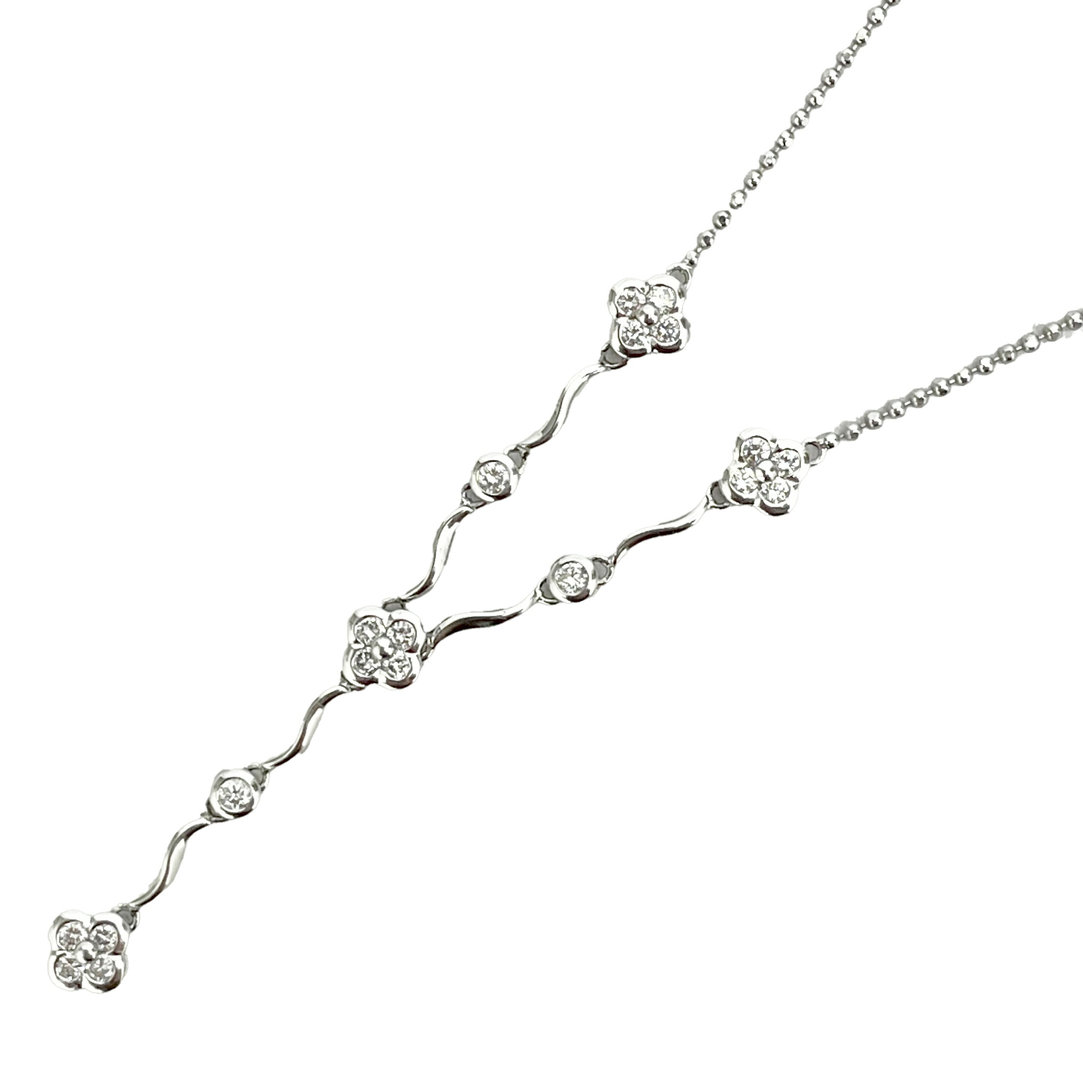 ＢＬＵＥ　ＢＥＬＬ　ブルーベル　ダイヤモンドネックレス　プラチナ　PT850　PT900　ダイヤモンド0.50ct　Ａ１　【中古】｜セレブbyエンデバー