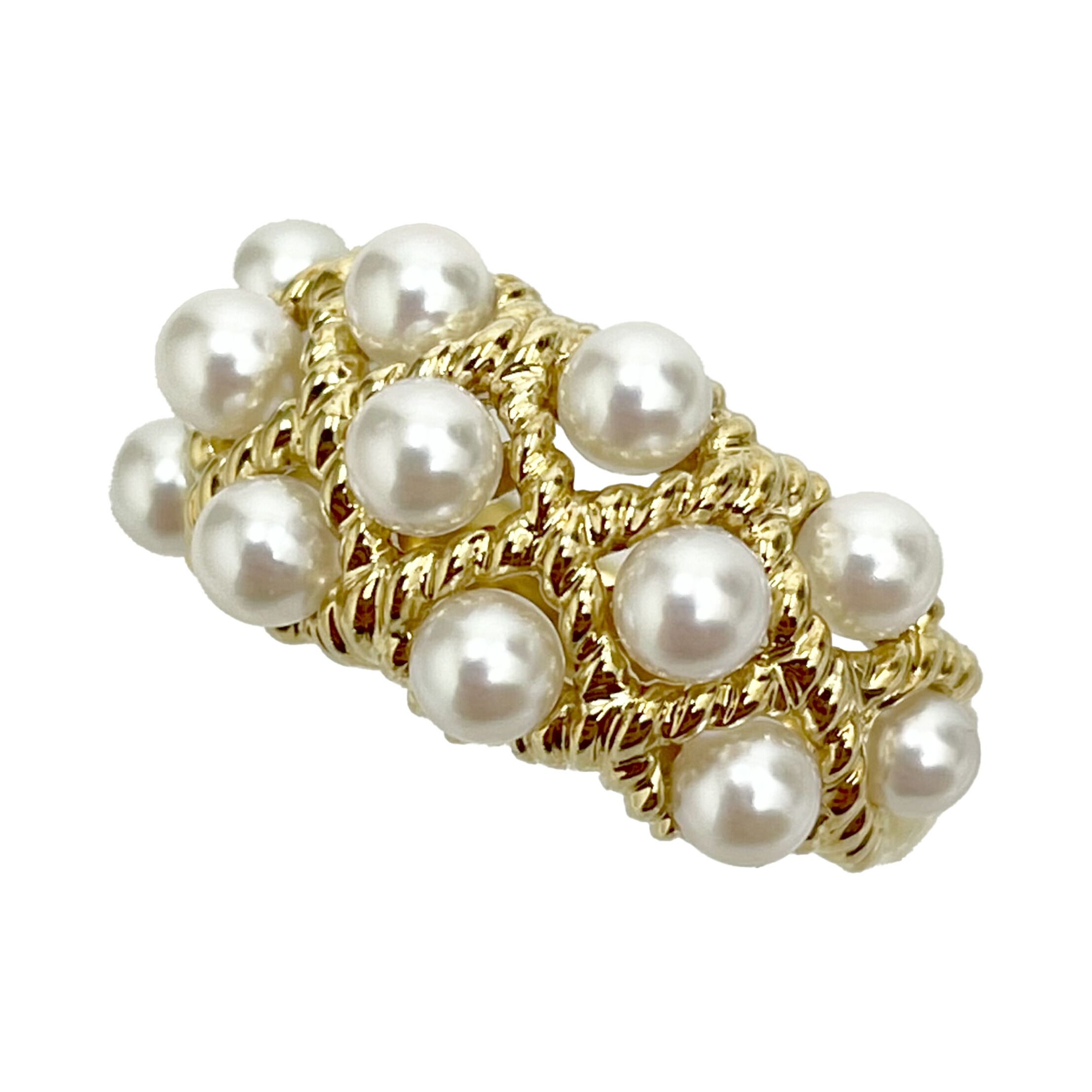 NINA RICCIニナリッチクッションスモーキークオーツリング