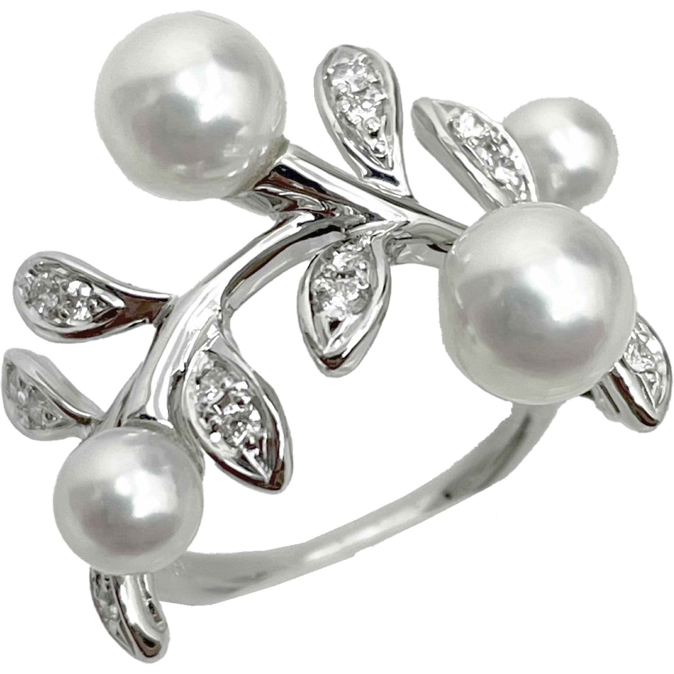 楽天市場】ミキモト パールダイヤリング/アコヤ/PR-1474K#11 【無料