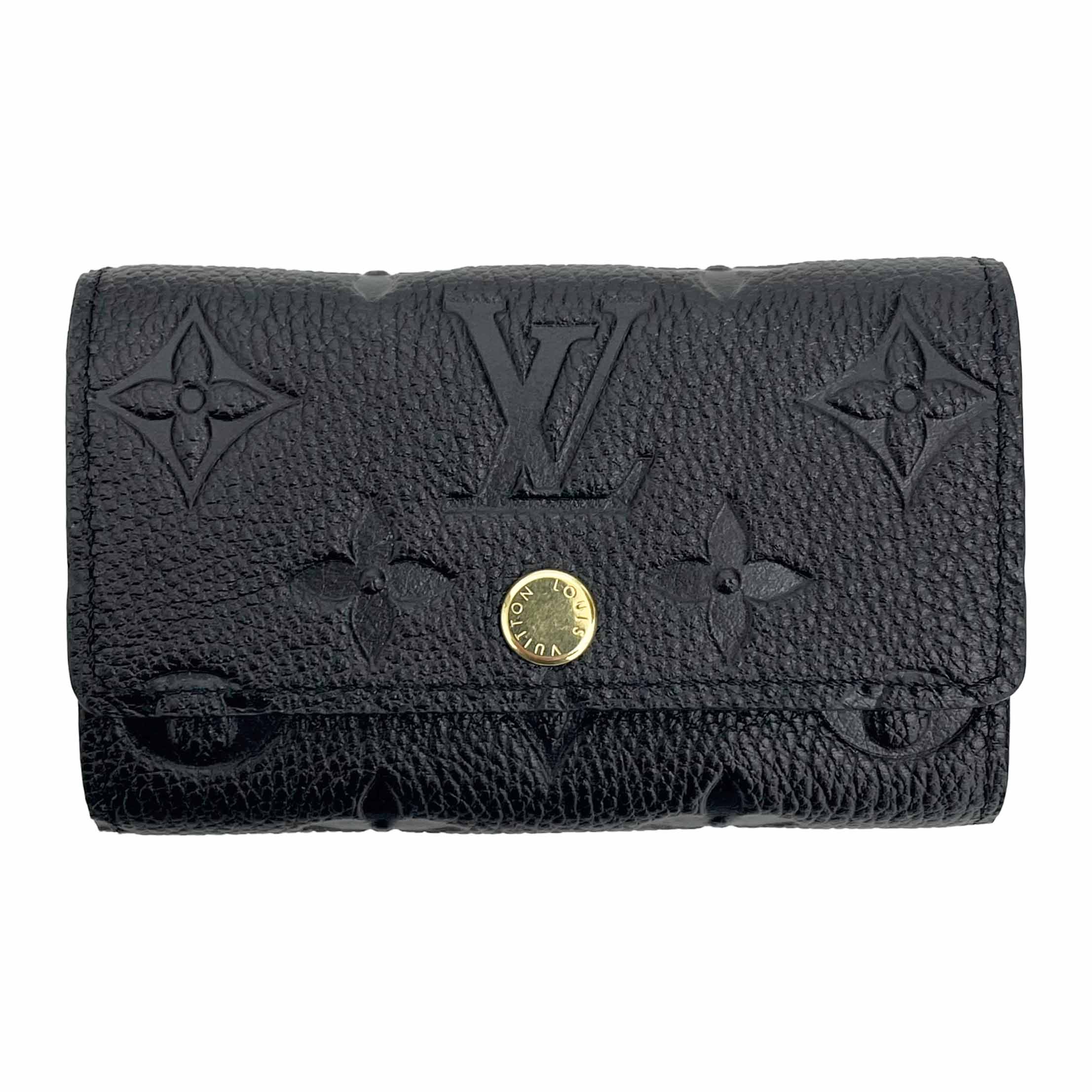 ＬＯＵＩＳ ＶＵＩＴＴＯＮ ルイヴィトン 手当たり容れもの ミュルティクレ6 M64421 ノワール モノグラムアンプラント 新品負けず劣らず 【中古】