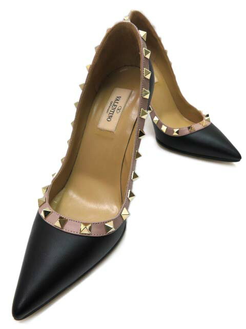楽天市場】VALENTINO ロックスタッズ ストラップ ヒール