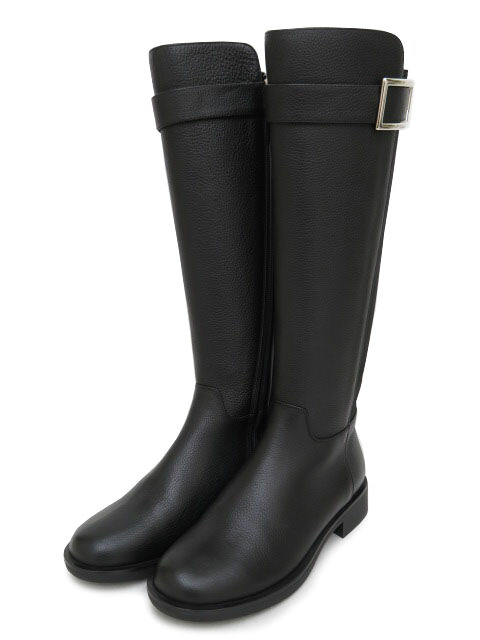 BALLY　ブーツ　BALDI.O 6230582　レザー ブラック ＃35 未使用 【中古】