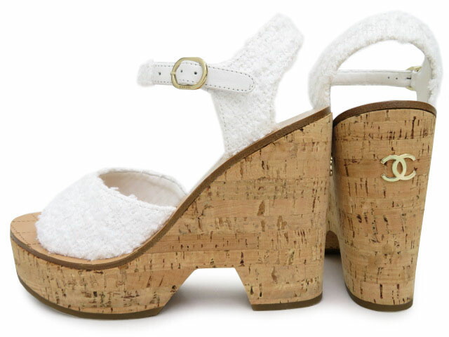 楽天市場】【シャネル】Chanel ココマーク スエード ウェッジソール