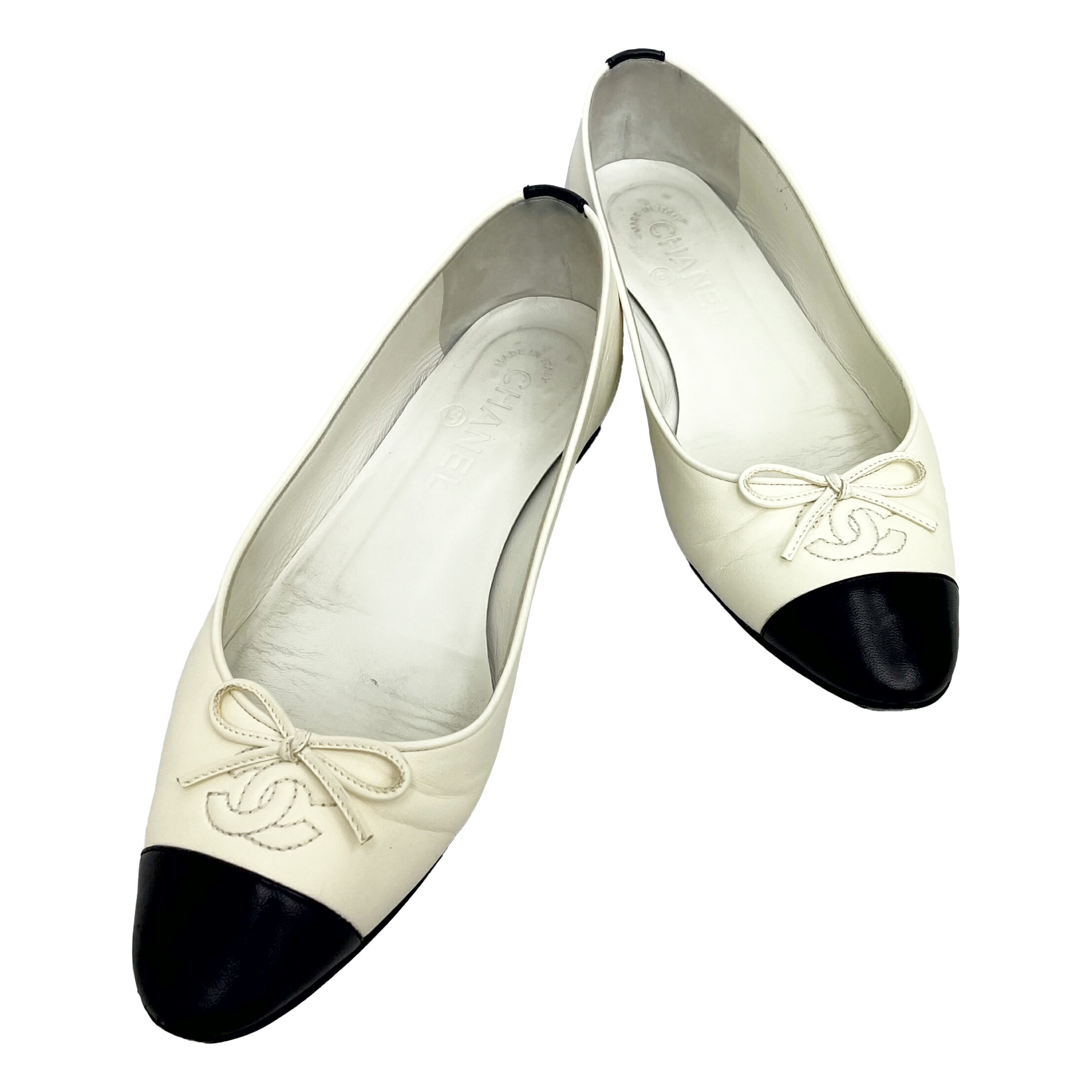 CHANEL ブラック バレエシューズ35サイズ CHANEL - CHANEL シャネル レディース バレリーナ フラット