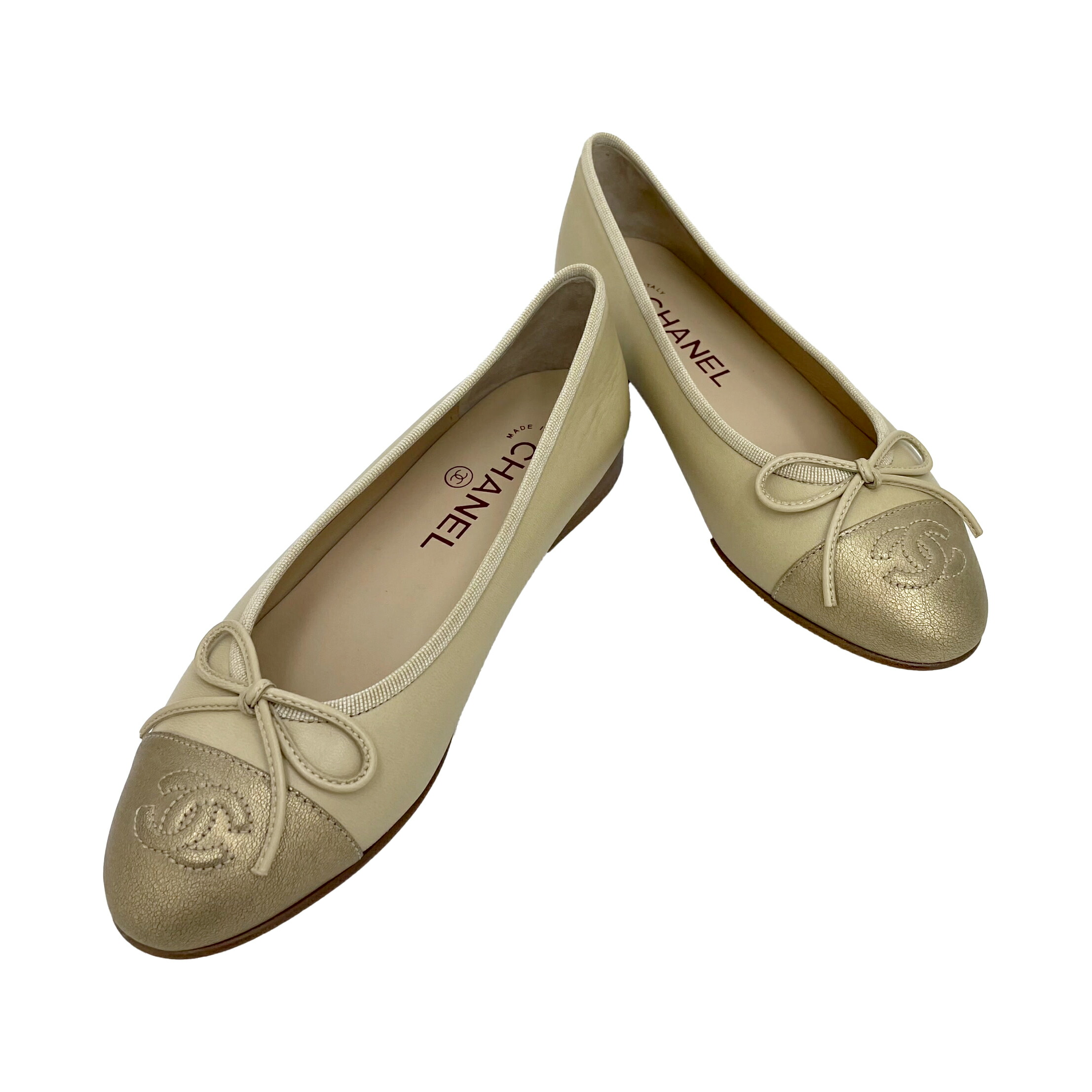 楽天市場】【未使用品】CHANEL【シャネル】G26250 フラットシューズ