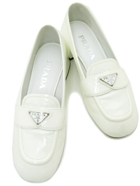 お値下げ中★美品 PRADA エナメル フラットシューズ 35 1/2 b1320331.jpg