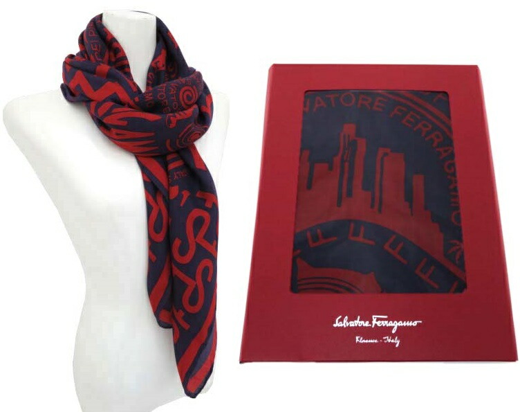 楽天市場】未使用 フェラガモ マフラー ガンチーニ メンズ カシミヤ