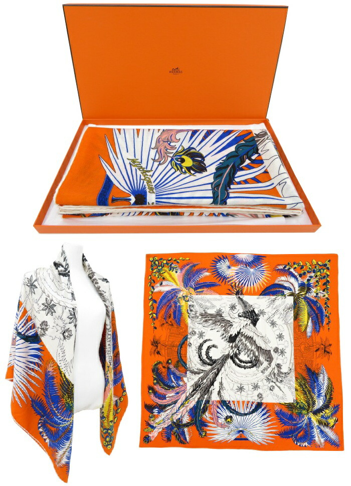 楽天市場】HERMES ミニ スカーフ カレ45 シルク100
