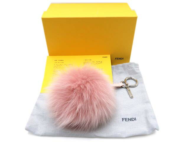 楽天市場】【未使用品】FENDI フェンディ ポンポンチャーム ハート