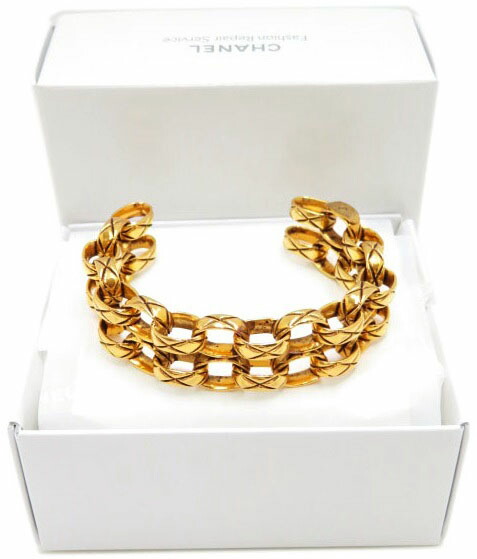 楽天市場】シャネル CHANEL バングル ブレスレット ヴィンテージ ココ