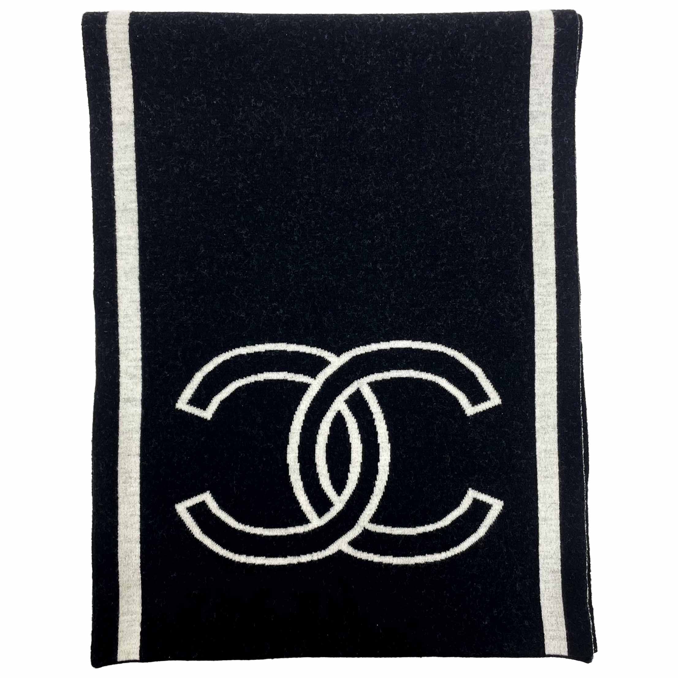 ＣＨＡＮＥＬ シャネル 袈裟 えり巻き AAA710 B19066 黒いこと×白いこと Ａ１美品 【中古】