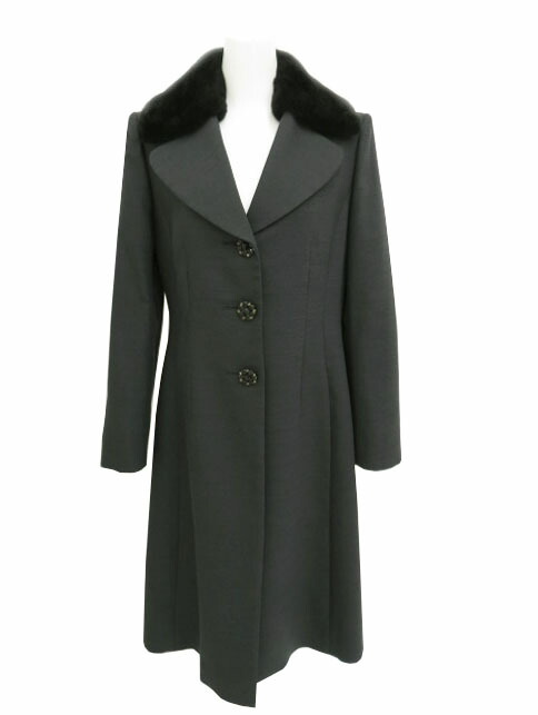 楽天市場】FOXEY BOUTIQUE コート トリロジー 【ファー