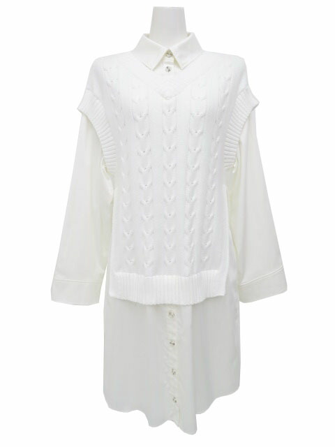 楽天市場】【ADEAM】アディアム トップス ドレス ホワイト サイズ2