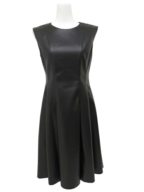 Ｒｅｎｅ　エコレザードレス　ブラック　34　'23年　新品同様【中古】