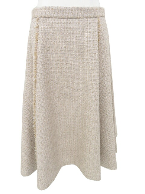 ’２１近年★美品★FOXEY/フォクシーオークツリー スカート ベージュ 40 21近年☆美品☆FOXEY/フォクシーオークツリー スカート ベージュ 40