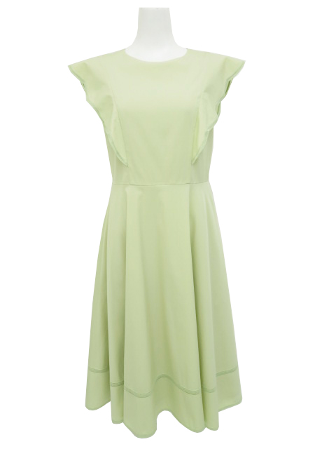 ☆FOXEYフォクシー42700Lace Flower白襟ワンピースメロン38☆ ☆FOXEYフォクシー42700Lace Flower白襟ワンピースメロン38☆