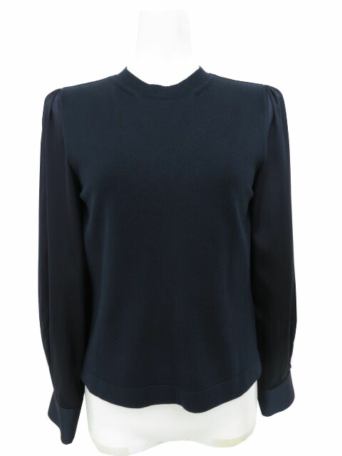 ＦＯＸＥＹ ＢＯＵＴＩＱＵＥ　ニットトップ ディアナ　44404　ネイビー　38　'24年　A1【中古】 楽天市場】FOXEY BOUTIQUE ニットトップ ディアナ
