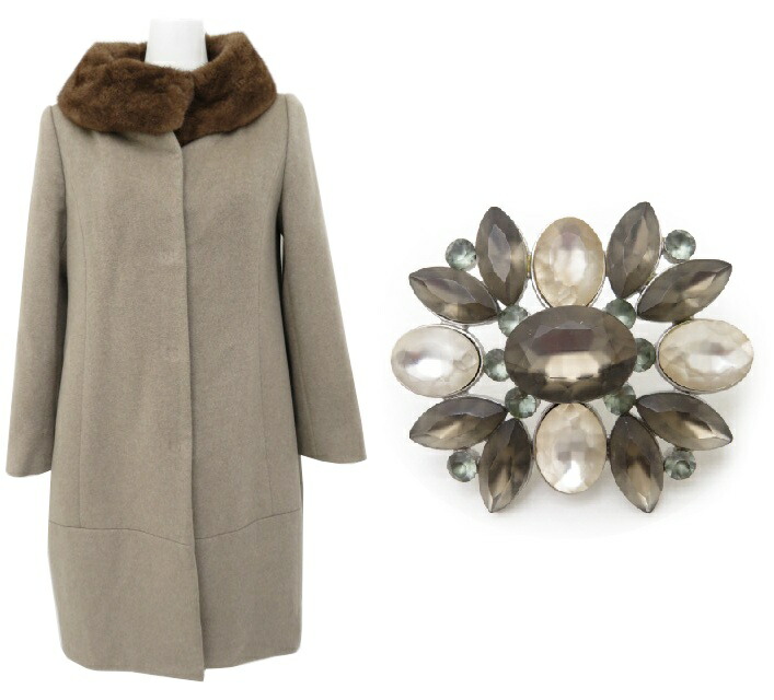 楽天市場】DAISY LIN/FOXEY フォクシー コート 31930 SNOW CHIP SPIRAL