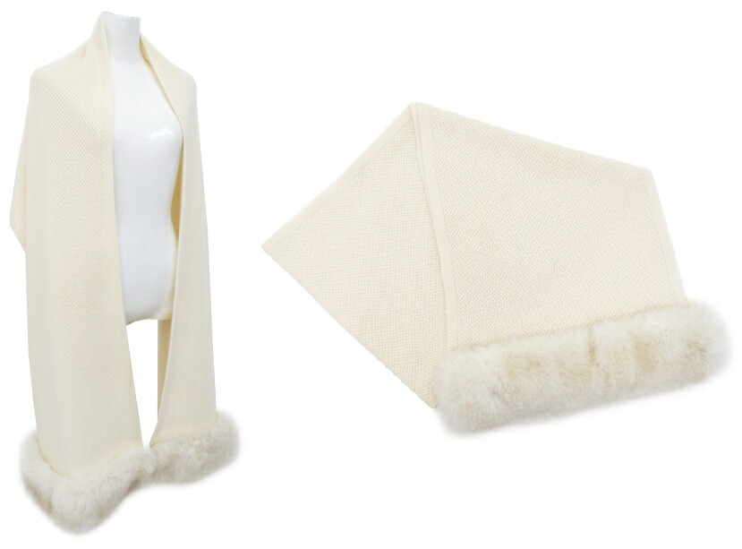 楽天市場】Rene ミンク×パールティペット 【ファー】 オフホワイト