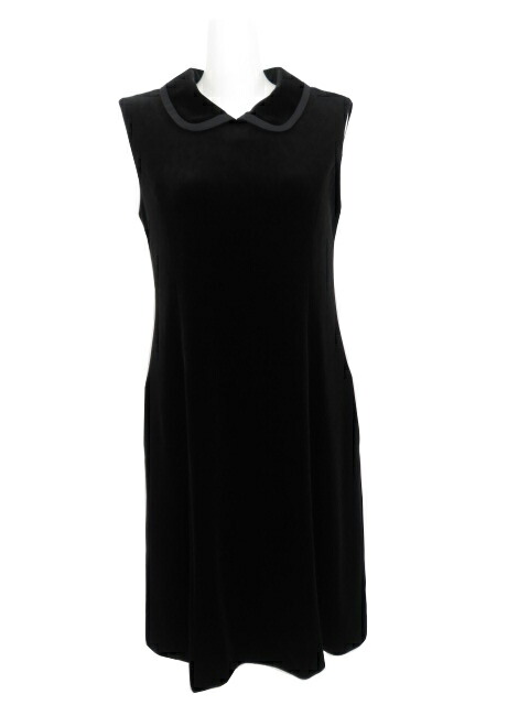 【美品】FOXEY  ドレス  38 美品】フォクシー ドレスワンピース Aライン ウール 毛 サイズ38