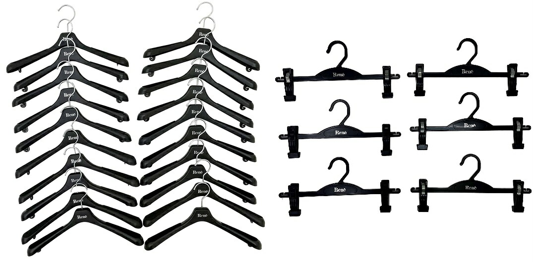 Rene/ルネ　　トップスハンガー20本　パンツハンガー6本セット　A1【中古】 6,952円